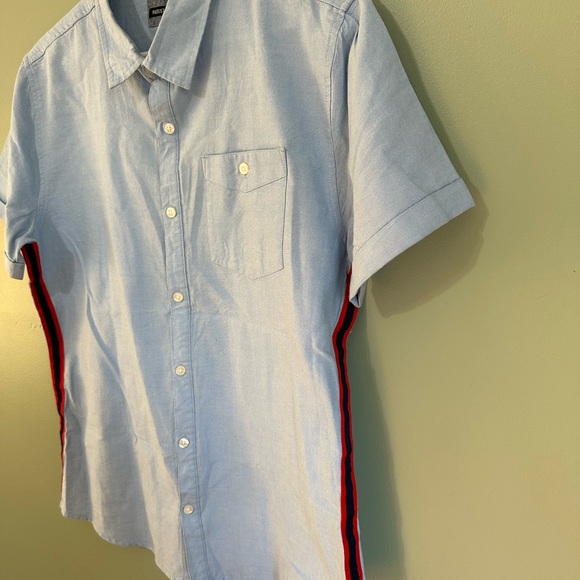 Large Short Sleeve Dress Shirt - Slim fit - Picture 3 of 4